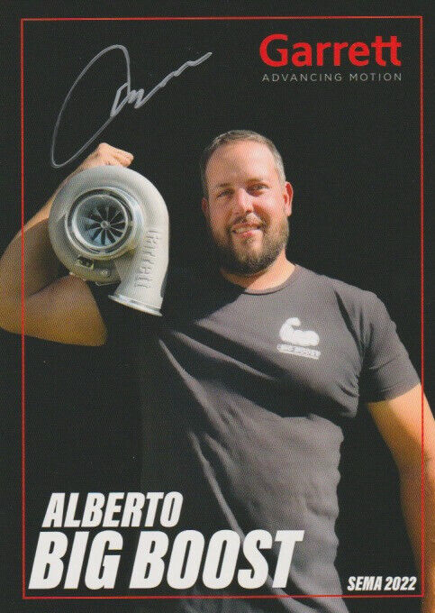 2022 Alberto "big Boost" Garrett Sema Show Promo Card