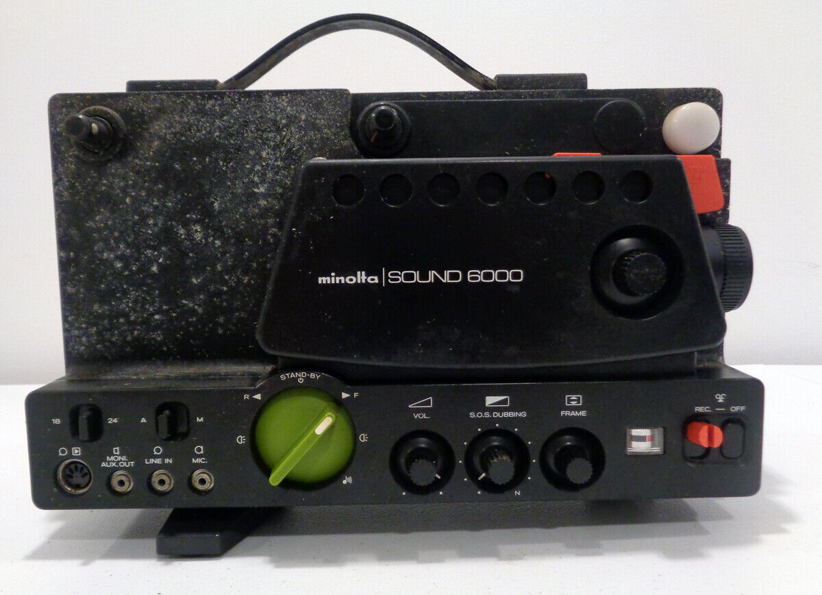Vintage Minolta Sound 6000 Super 8 Movie Projector Working