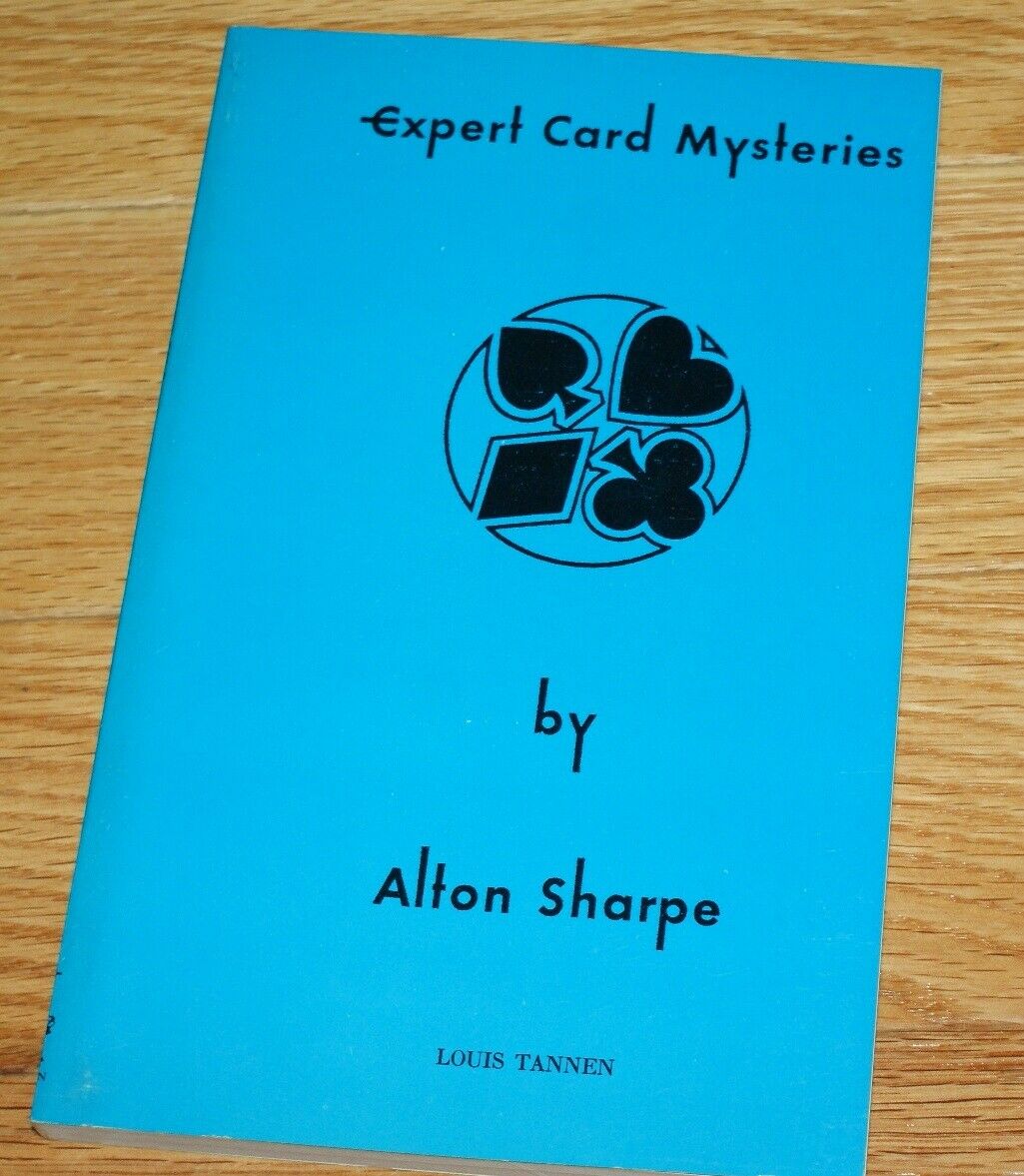 Expert Card Mysteries (alton Sharpe, 1975, Tannen's 1st Ed.)   --tmgs Book-mania