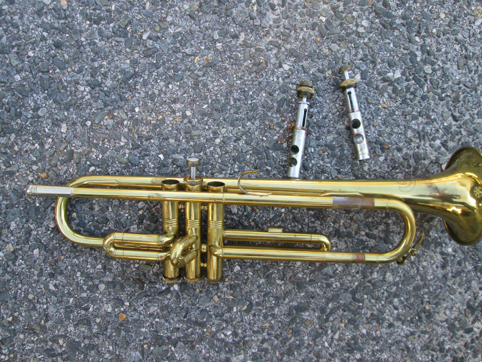 Vintage'40s-50s Cadet Brass Trumpet Needs Reassembly  Project, Sold As-is