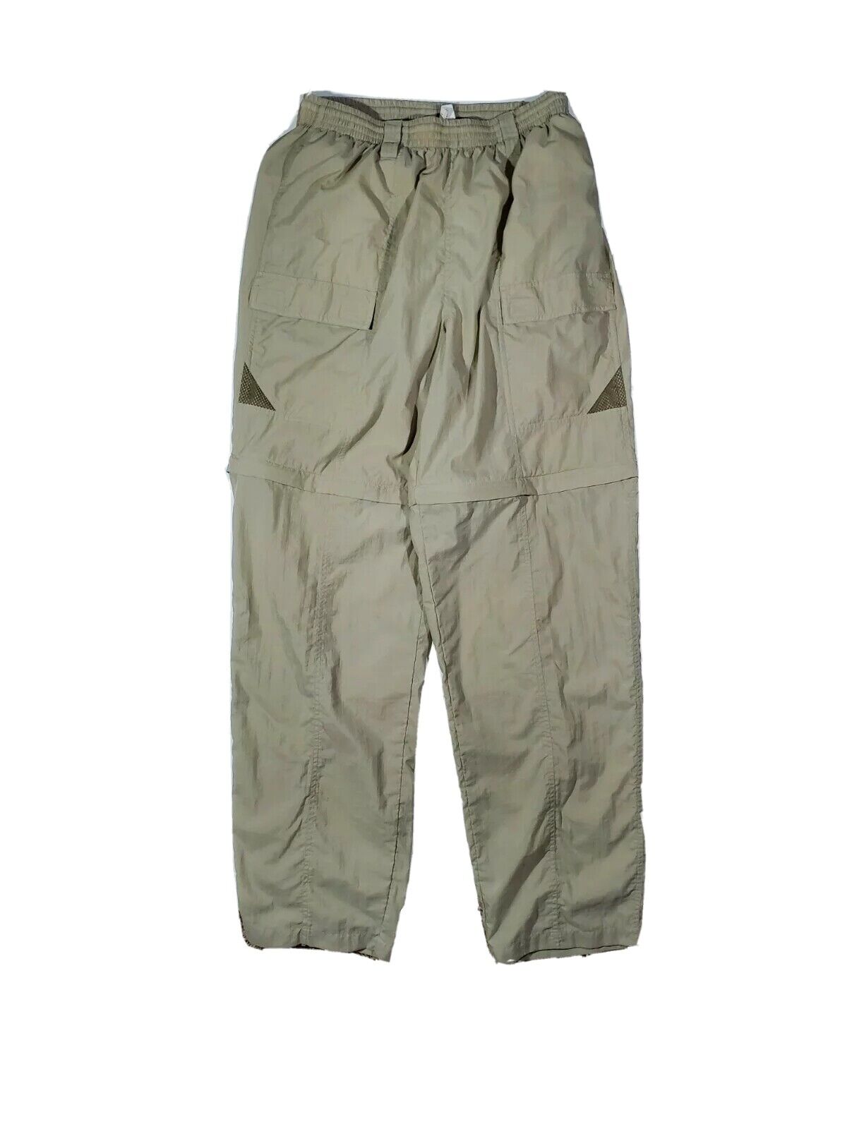 Columbia Pfg Convertible Cargo Pants Mens Medium Nylon Shorts Beige