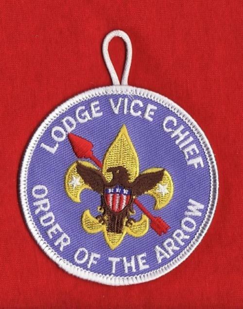 Lodge Vice Chief Oa Order Arrow Patch Boy Scout Bsa