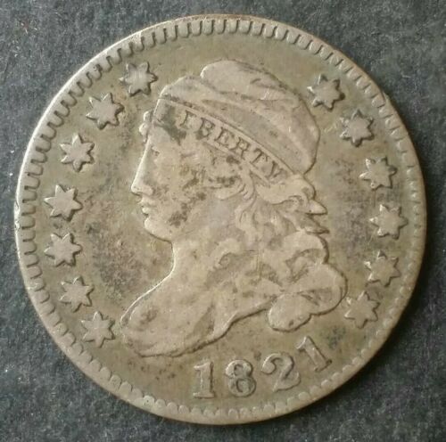 1821 10c Capped Bust Silver Dime