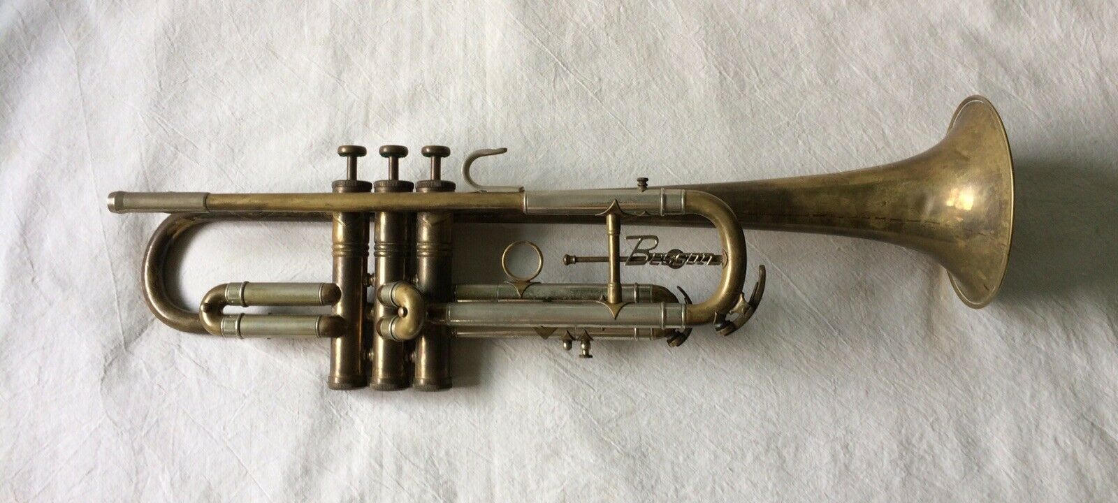Vintage Besson 8-10 Trumpet Made In England Serial # 381625