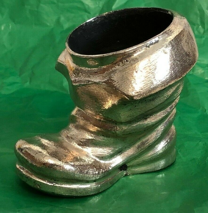 Vintage Silver Plate Tekform 925 Decorative Boot