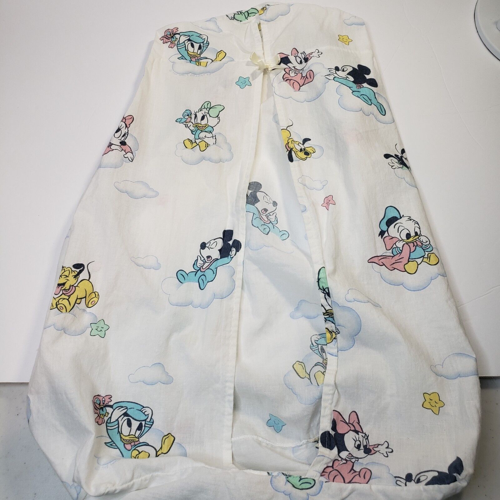 Vintage Dundee Disney Babies On Clouds Hanging Diaper Stacker Holder