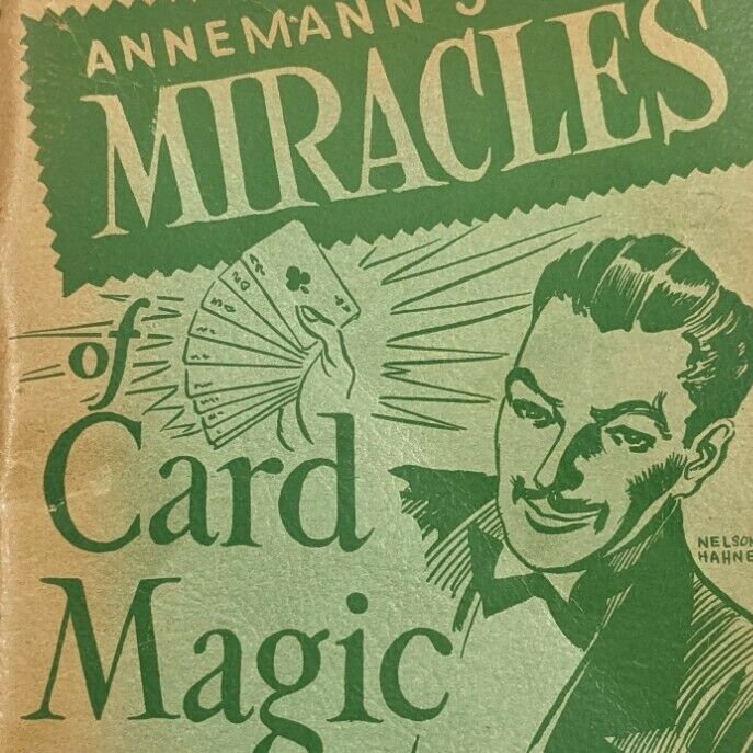 Vintage Magic Book Annemann's Miracles Of Card Magic Max Holder 1948 109 Pgs