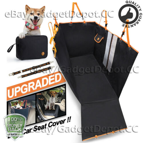 Pet Car Back Seat Cover For Dogs Cats Waterproof Hammock Protector Mat Blanket
