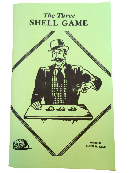 Three Shell Game Book Booklet Magic Tricks Bar Bet Find The Pea Nut Gamble New 3