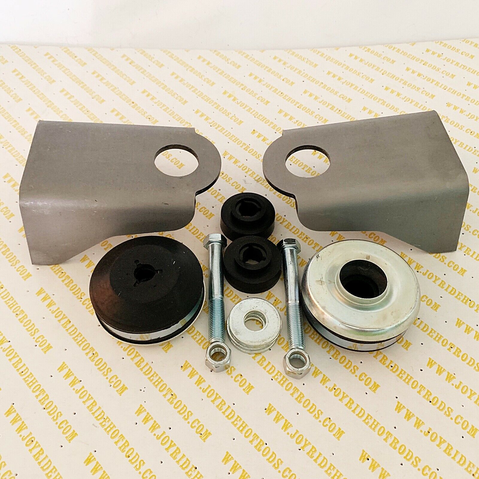 Ford Flathead V8 Motor Mount Kit - Weld-in Platforms With 'donut' Style Mounts