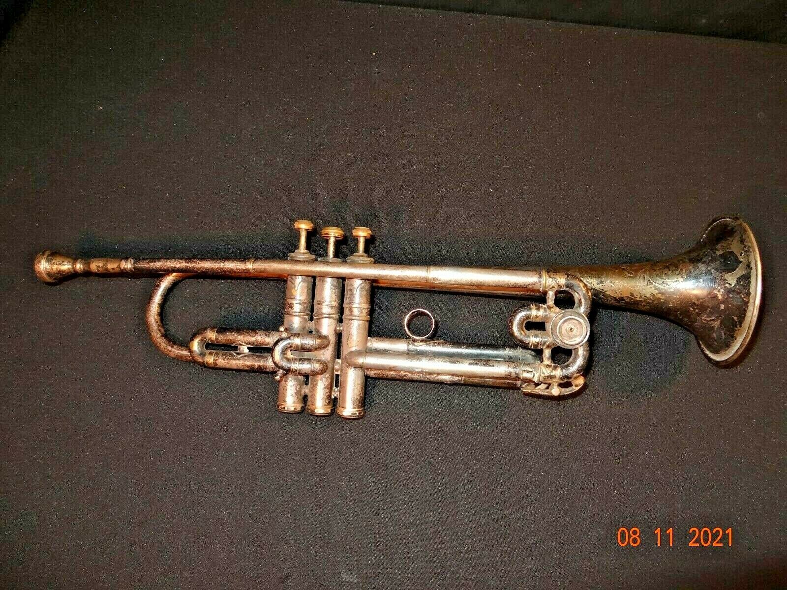 Nice 22b 1928 C. G.  Conn Ltd, Trumpet  W/ Conn Bi-222 Mouthpiece